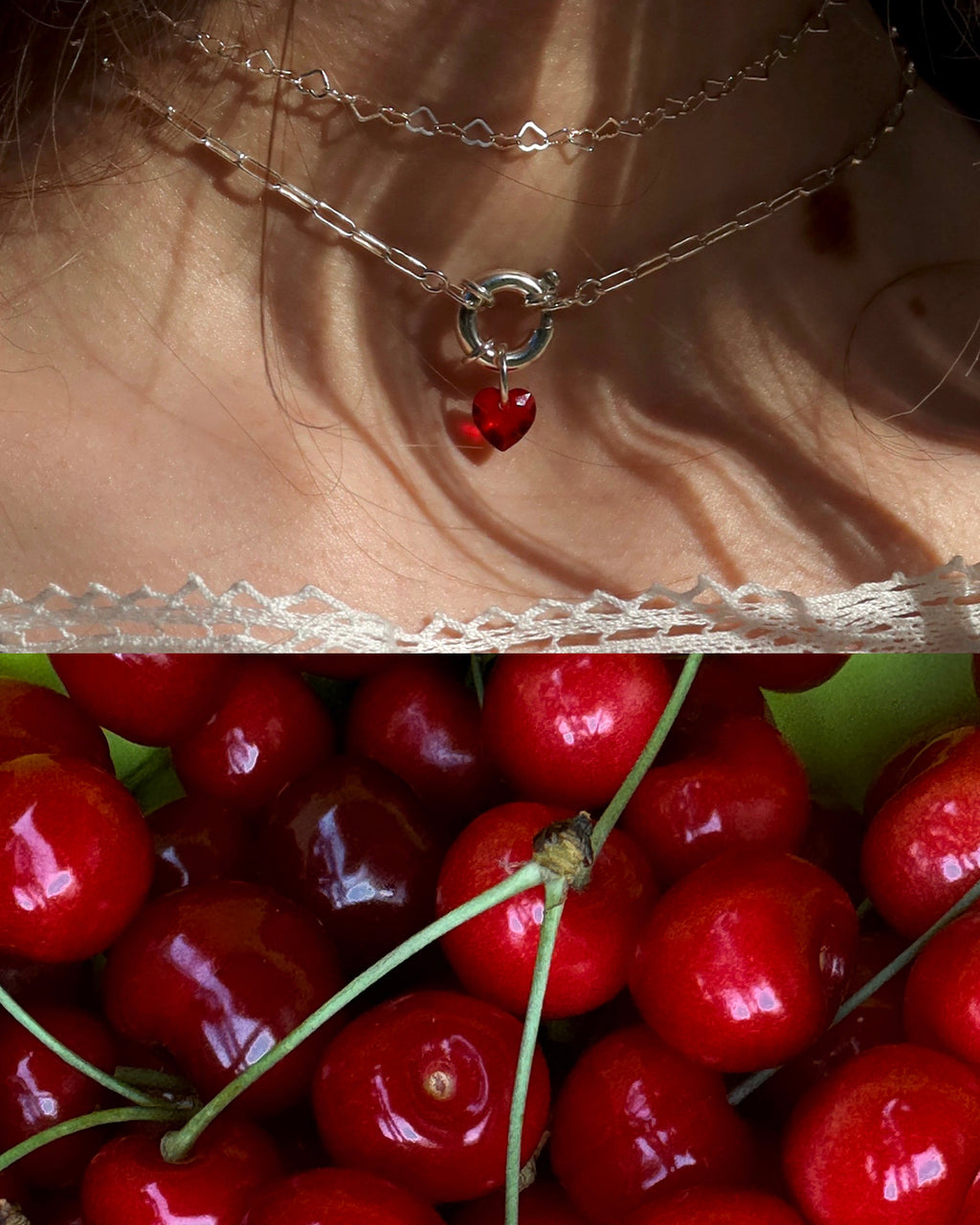 LOVE LETTER necklace with decorative clasp | for charms