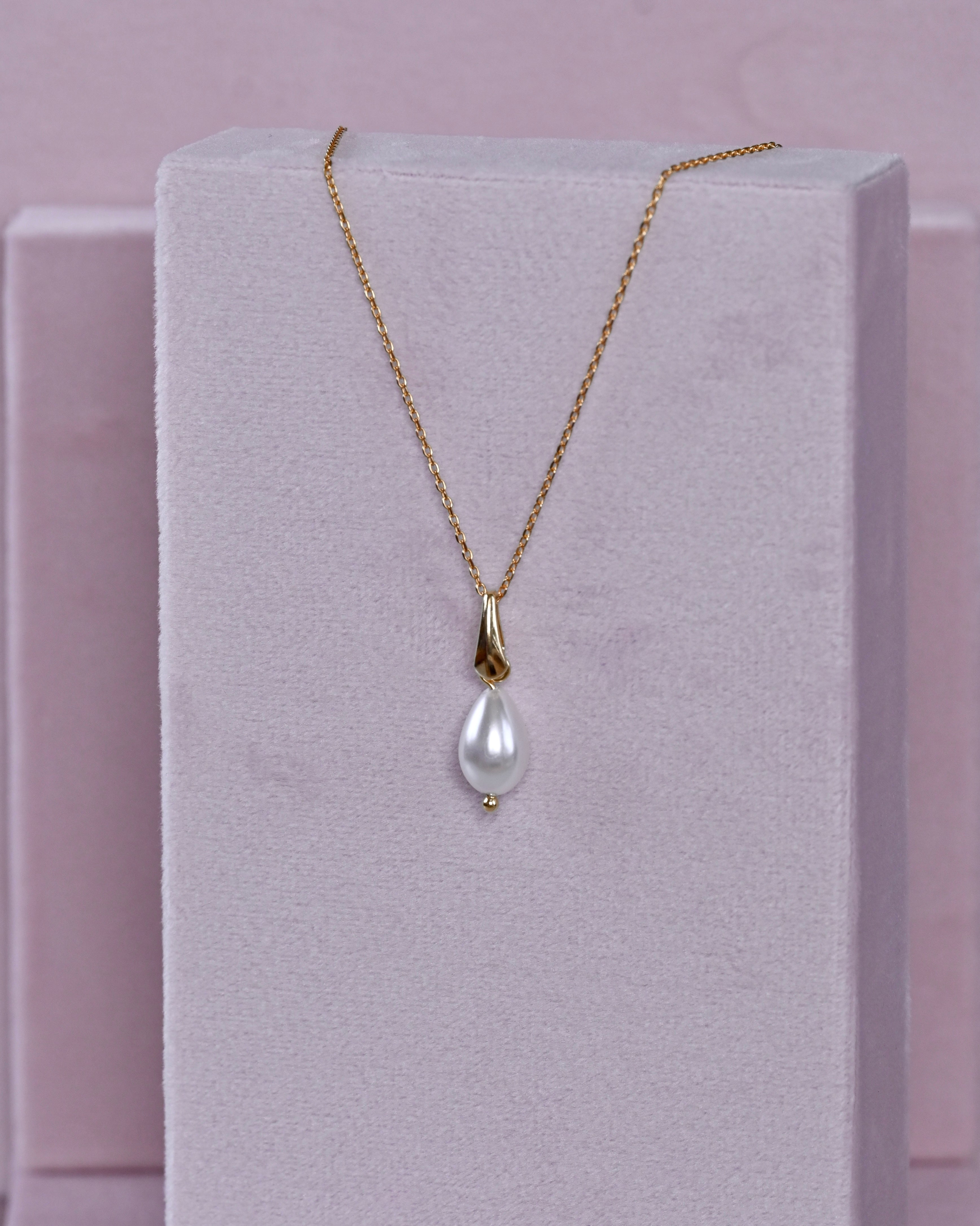 OPHELIA naszyjnik z perłą ceramiczną