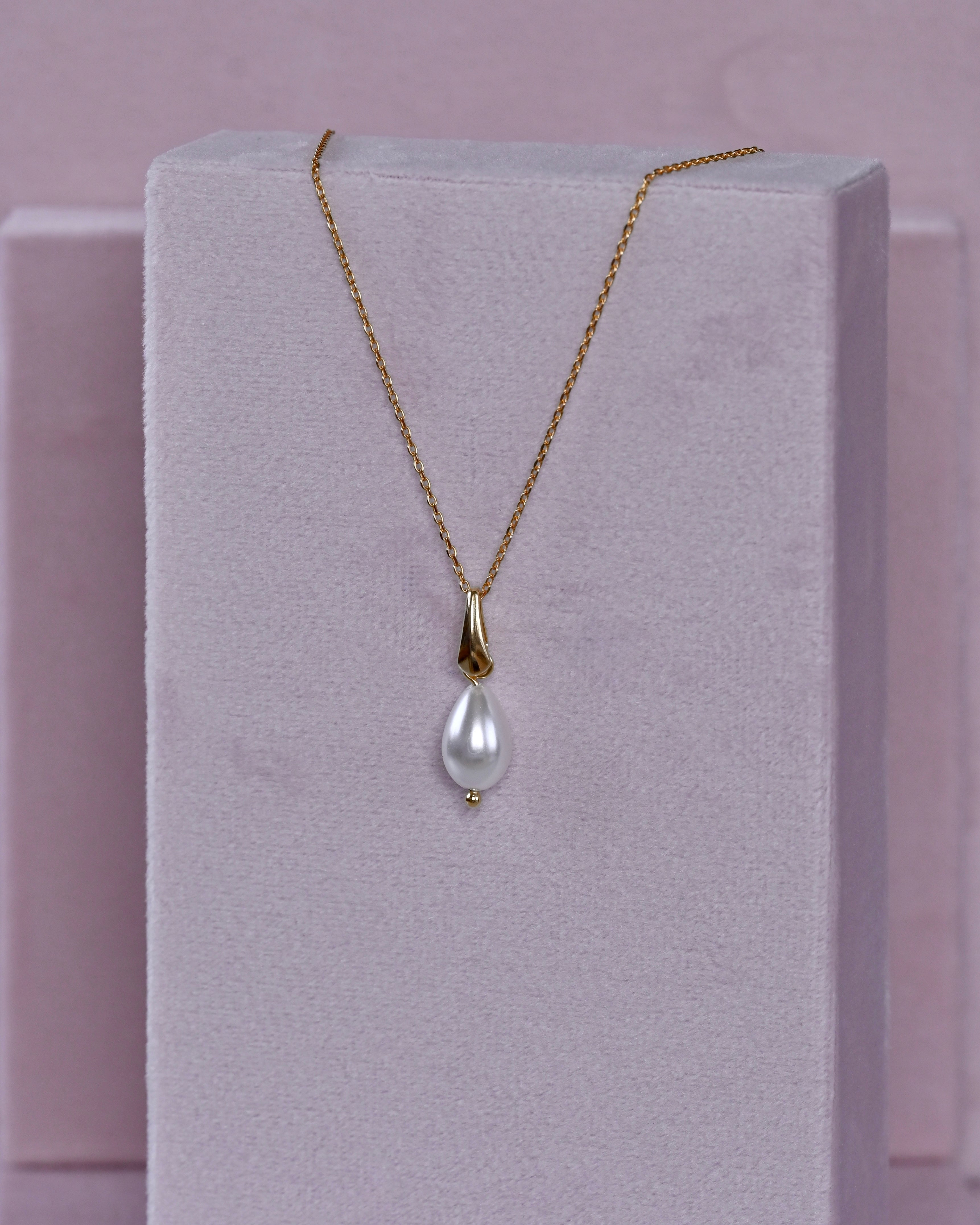 OPHELIA naszyjnik z perłą ceramiczną