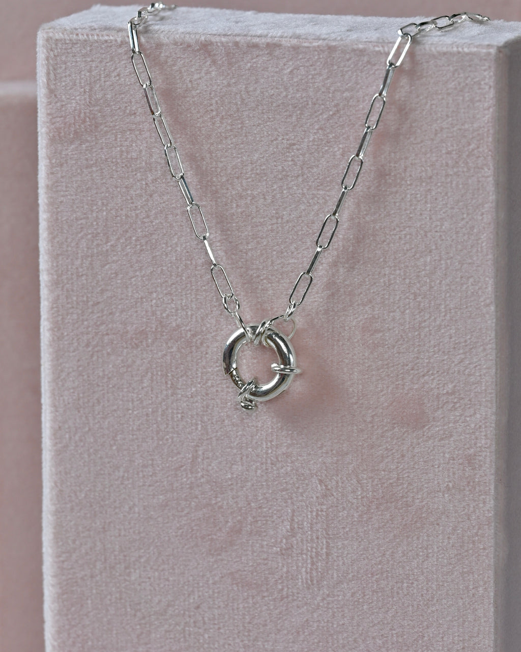 LOVE LETTER necklace with decorative clasp | for charms