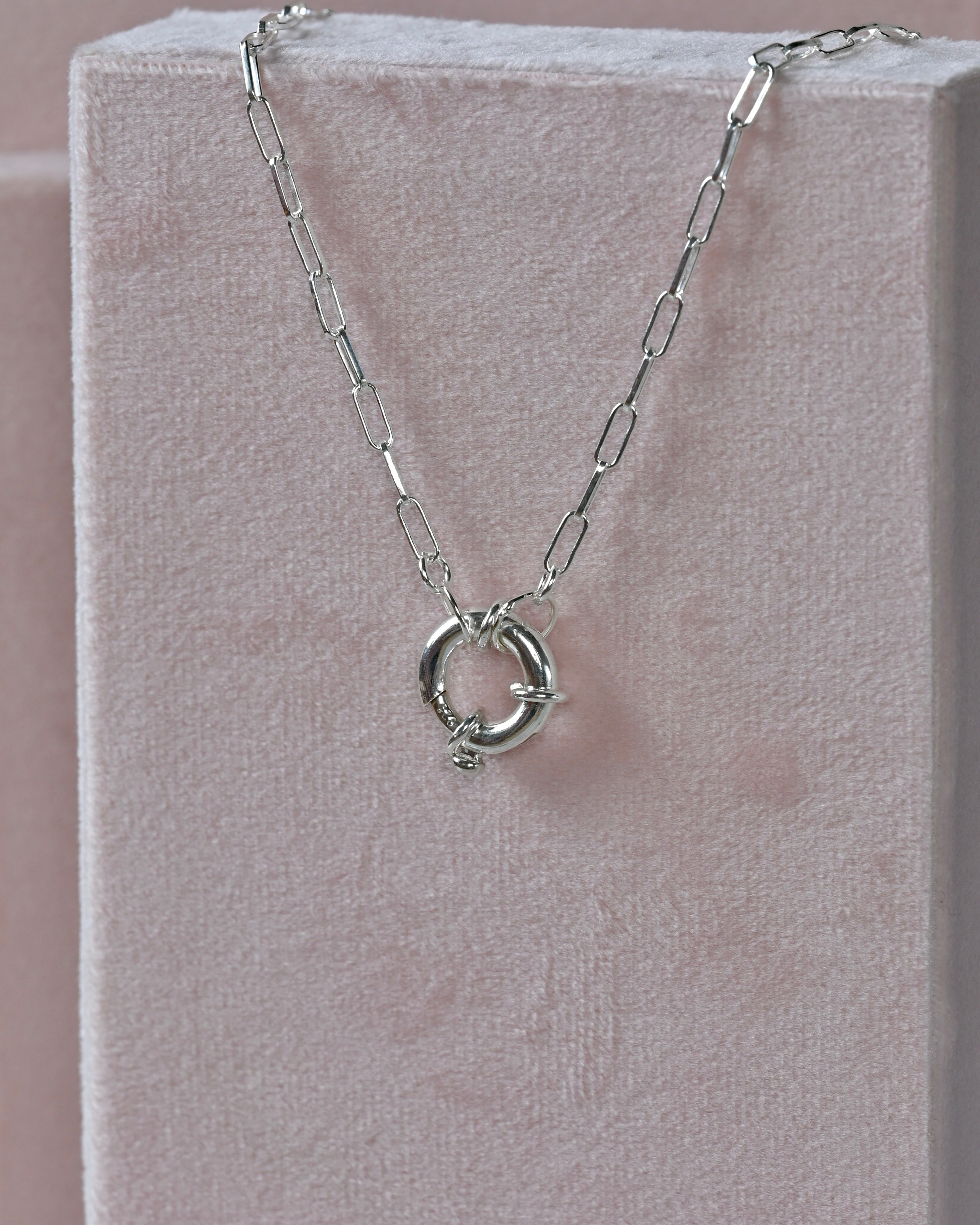 LOVE LETTER necklace with decorative clasp | for charms