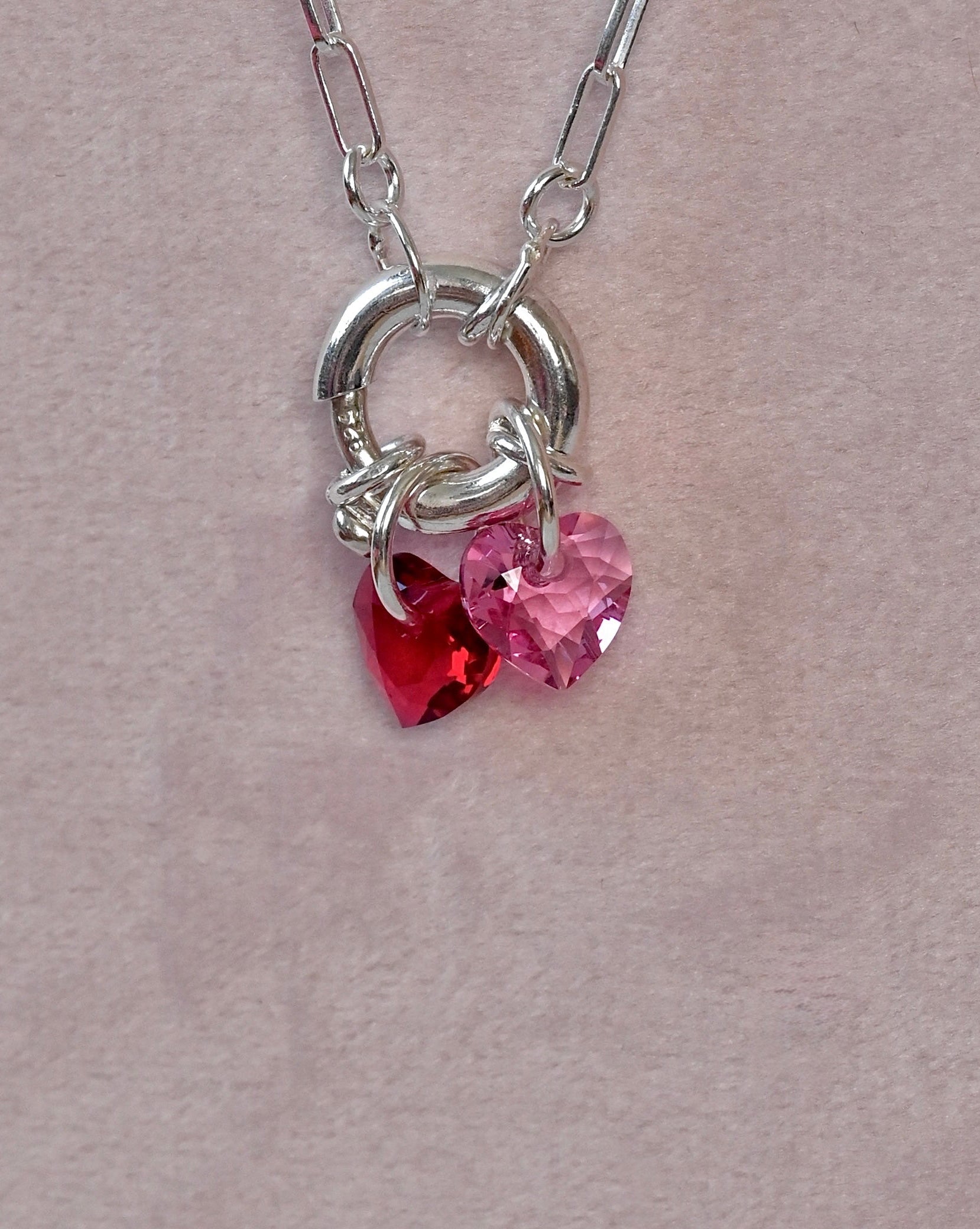 LOVE LETTER necklace with decorative clasp | for charms