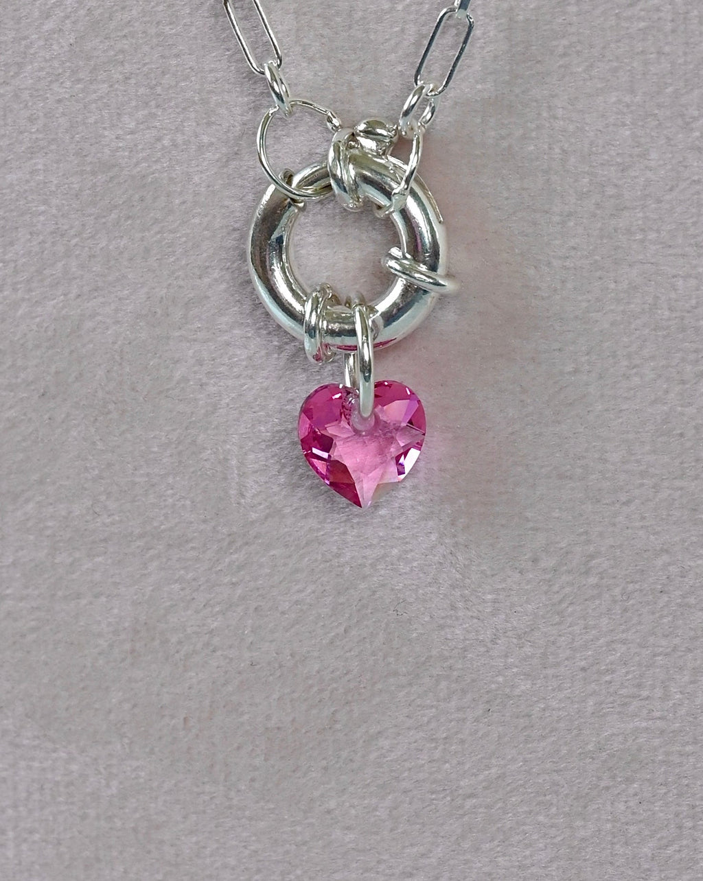 LOVE LETTER necklace with decorative clasp | for charms