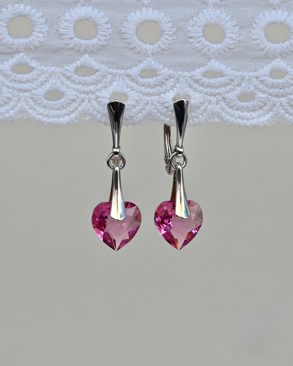 LAURA Earrings with Swarovski crystals