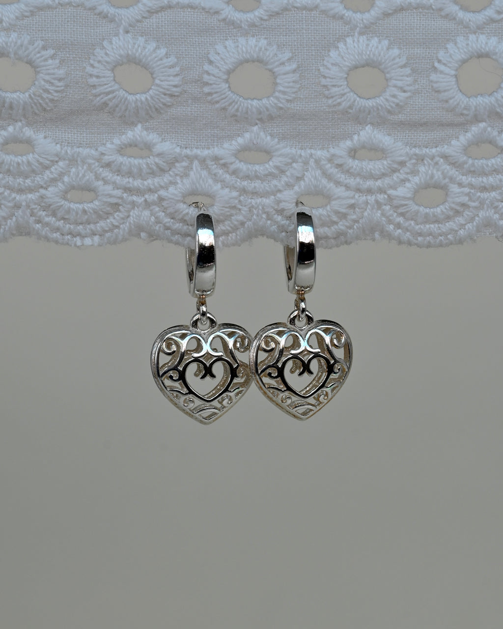 JULIET earrings with openwork hearts