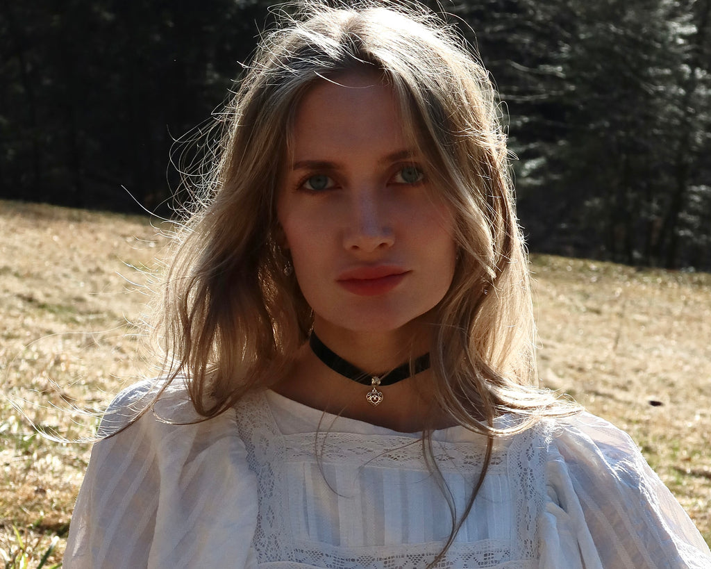 JULIET Choker z wstążką do wyboru